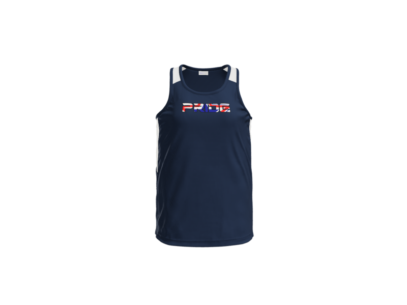 Women’s Club Track Tank Pride Logo