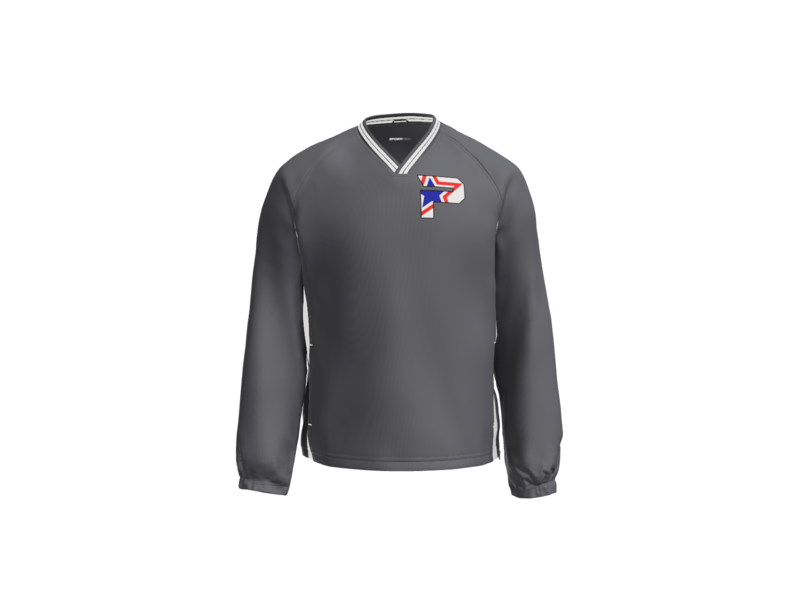 V-Neck Raglan Wind Shirt
