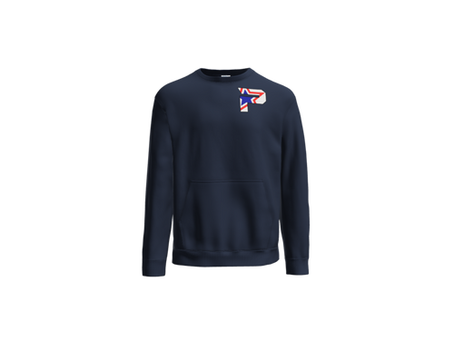 Core Fleece Crewneck Pocket Sweatshirt Left Chest Logo