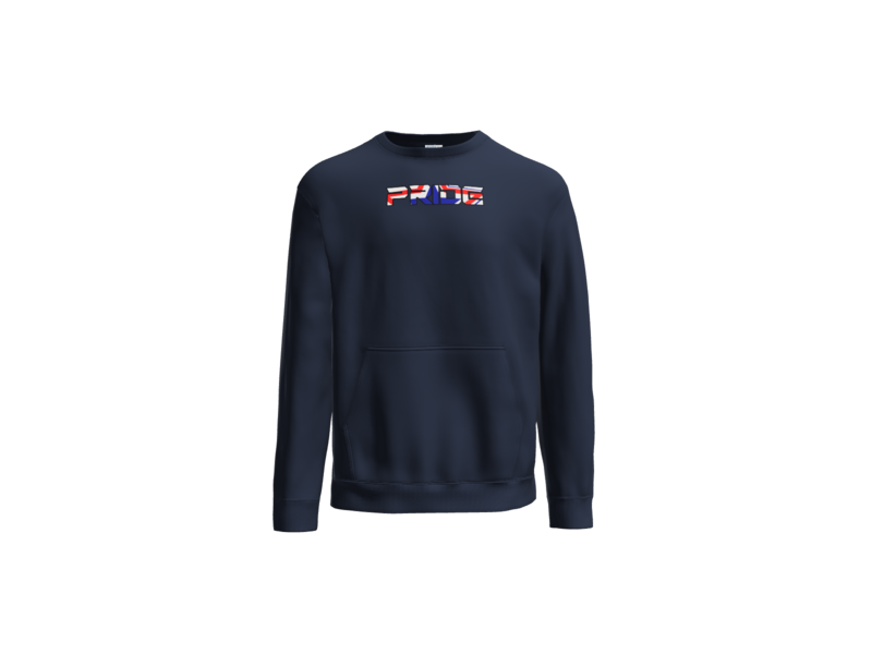 Core Fleece Crewneck Pocket Sweatshirt Pride Logo
