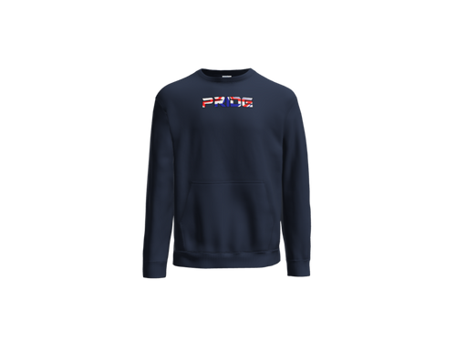 Core Fleece Crewneck Pocket Sweatshirt Pride Logo
