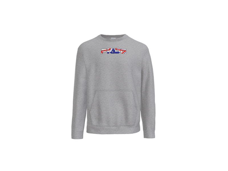 Core Fleece Crewneck Pocket Sweatshirt Pride Logo