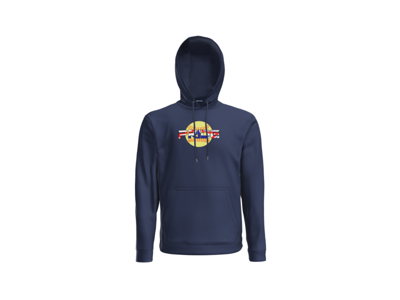 Port & Co Core Fleece Pullover Hoodie Softball Logo