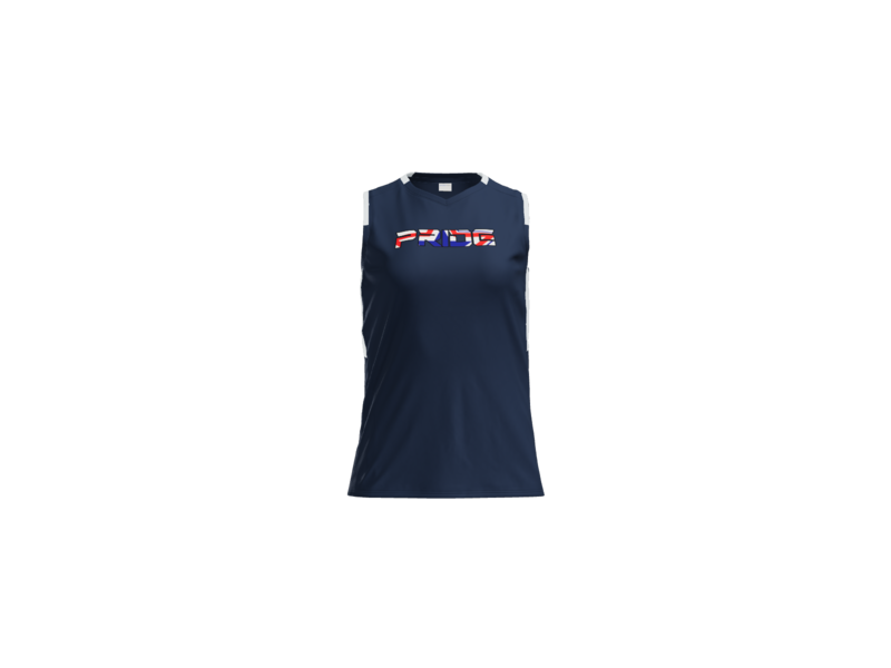 Women’s Club Sleeveless V-Neck Pride Logo