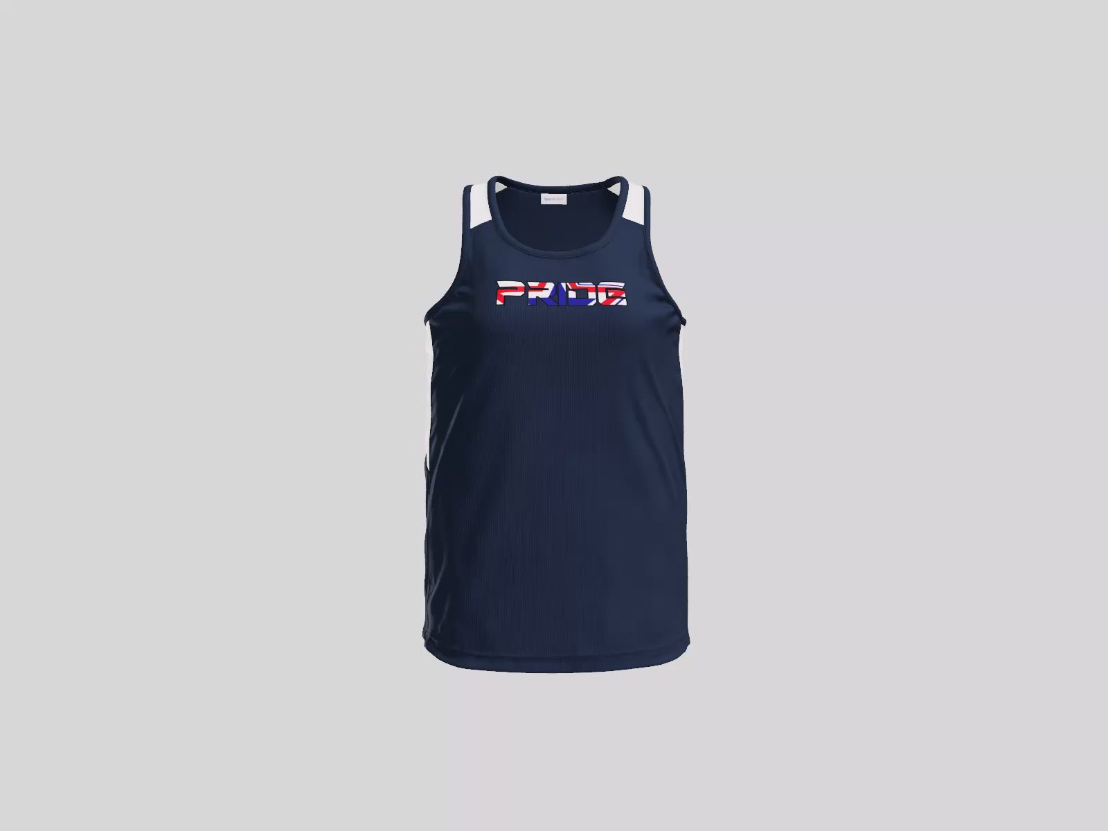 Women’s Club Track Tank Pride Logo