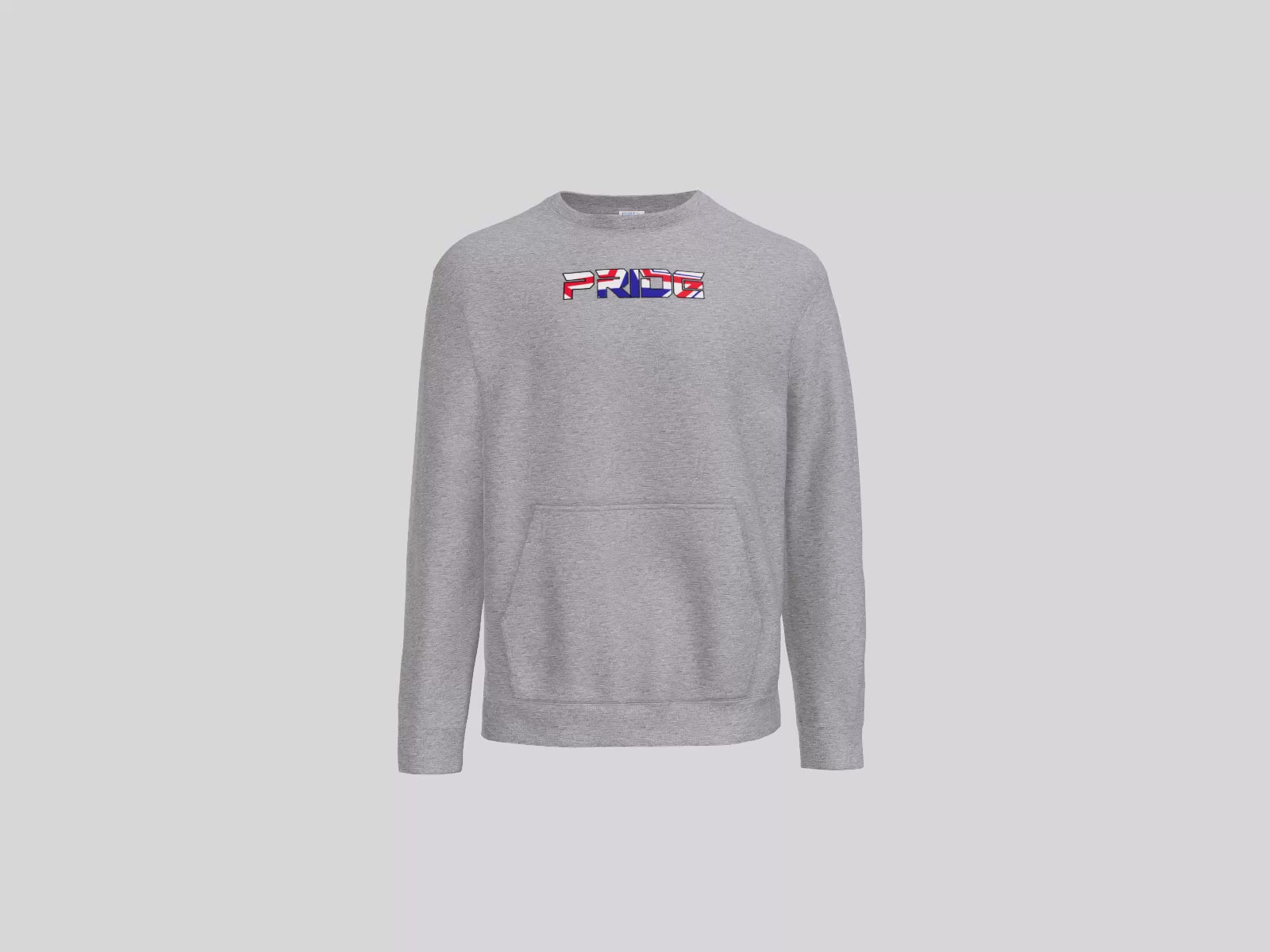 Core Fleece Crewneck Pocket Sweatshirt Pride Logo